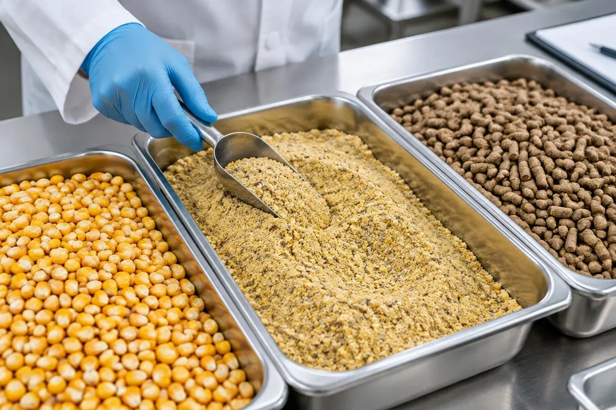 Grain, meal and pellets sampled for feed-quality review